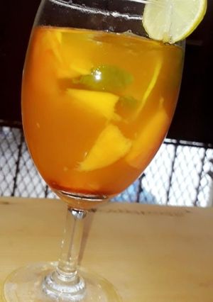A picture of Mango masti drink.