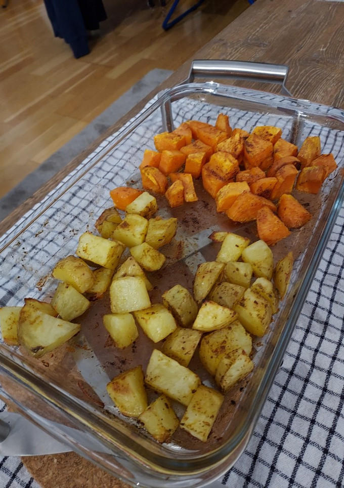 Una foto de Patata y batata asada (Just Spices)
