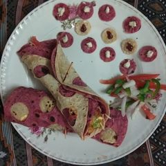 A picture of Polka Paneer Tikka Wrap.