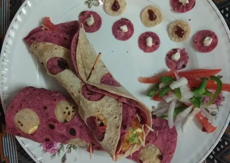 Polka Paneer Tikka Wrap