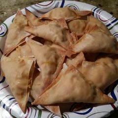 A picture of Buffalo Chicken Wontons.