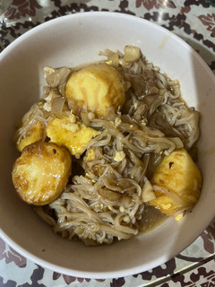 Foto resep Tumis enoki tofu telur super simple✨