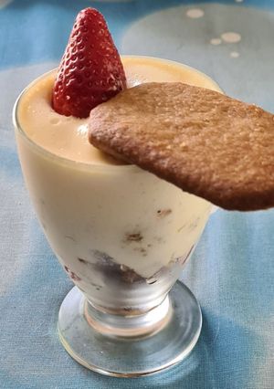 Une photo de Tiramisu spéculoos fraises