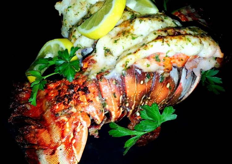 Recipe of Perfect Mike's EZ Broiled Lobster Tails