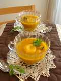 Kabocha Squash Soup with Dumplings for the Winter Solstice