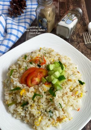 Foto resep Nasi Goreng Rebon Daun Kari
