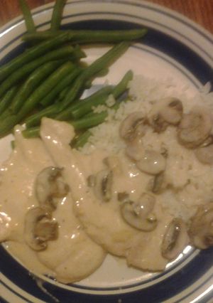 A picture of Quick and Simple Chicken and Mushrooms.