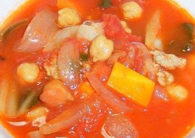 Step-by-Step Guide to Make Speedy Canned Tomato and Chickpea Minestrone