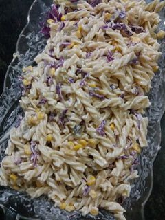 عکسی از دستور سالاد ماکارونی