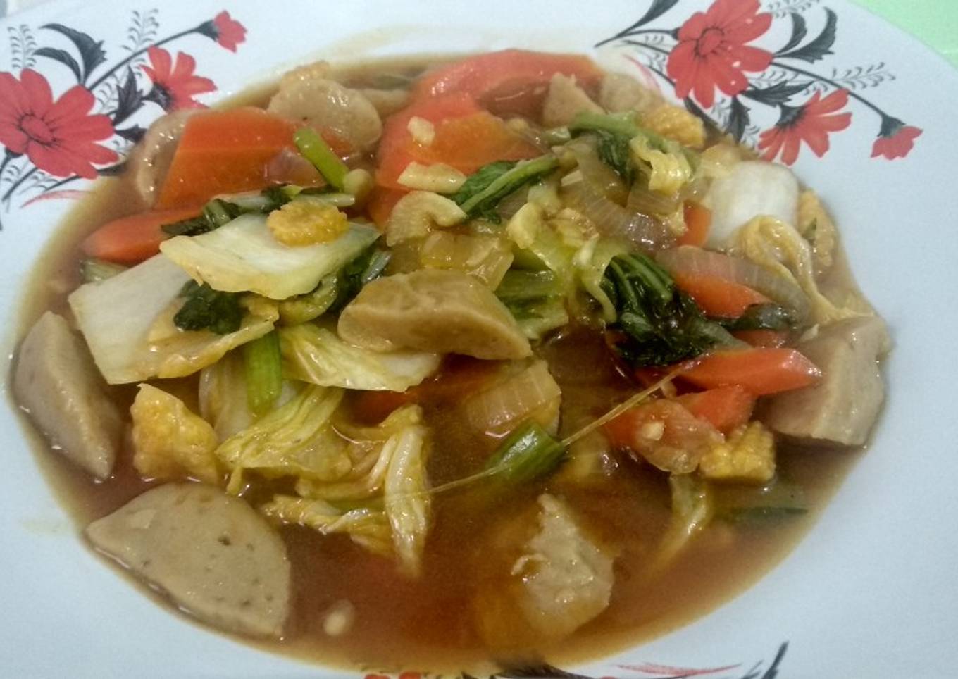 Capcay rumahan enak
