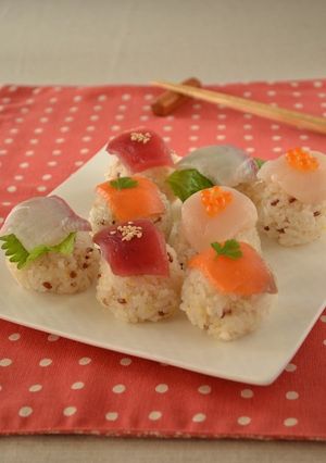 A picture of Fishmonger-Style Sushi Balls.