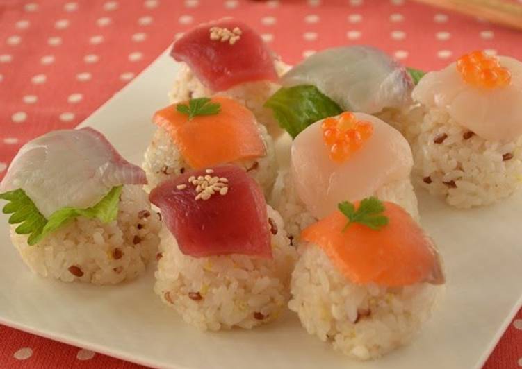 Recipe of Super Quick Homemade Fishmonger-Style Sushi Balls