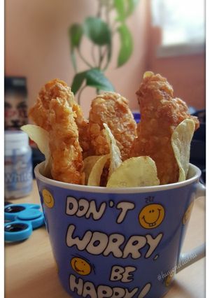 Hình của món Snack Bim Bim Gà chiên giòn.