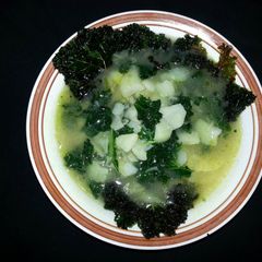 A picture of Potato soup.