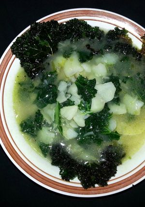 A picture of Potato soup.