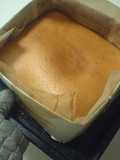 Castella Cake in a Newspaper Mold