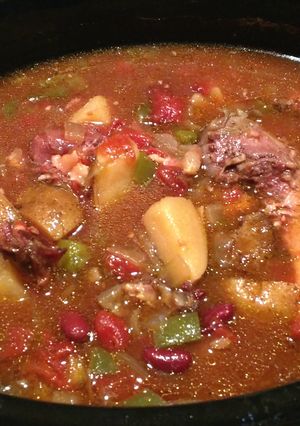 A picture of Ham Bone Soup.