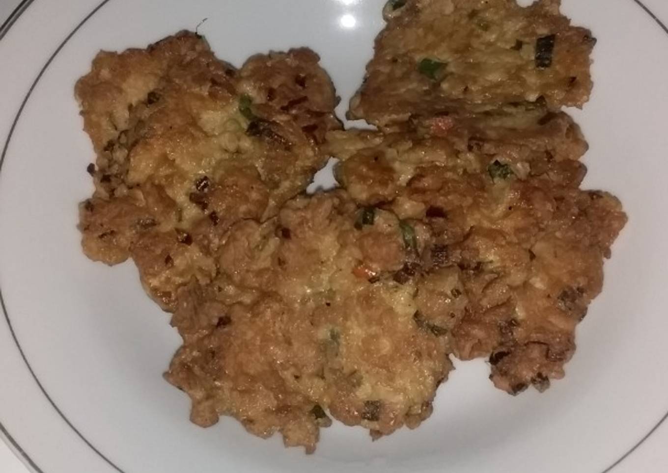 Tempe Telur Dadar