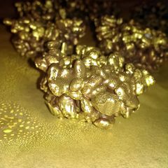 A picture of Sophie's golden rice krispie nuggets..
