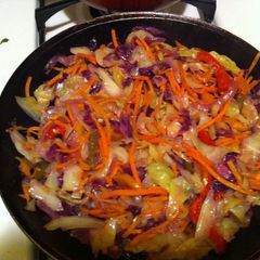 A picture of Fried Cabbage.