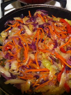 A picture of Fried Cabbage.