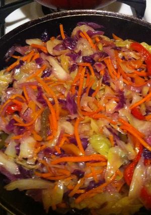 A picture of Fried Cabbage.