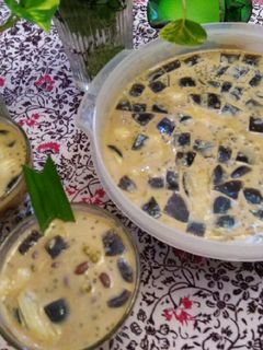 Foto resep Es Cincau Kacang Ijo Kacang Merah Kelapa Muda