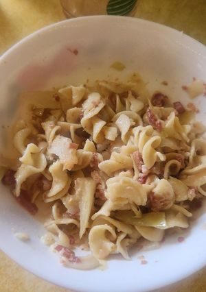A picture of Cabbage and Noodles.