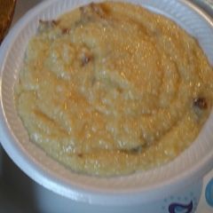 A picture of Grits and Bacon.