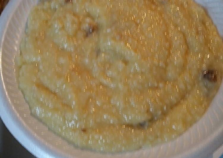 Recipe of Homemade Grits and Bacon