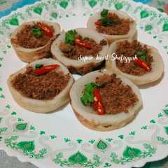 A picture of Kue Talam Abon Panggang.