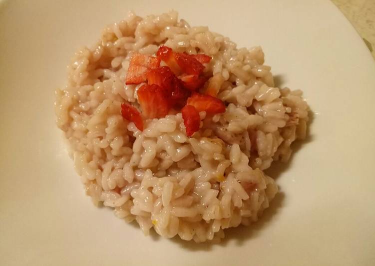 Recipe of Appetizing Strawberry risotto