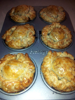 A picture of Mini Chicken Pies.
