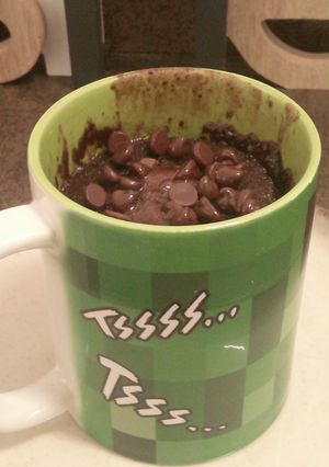 Una foto de Bizcocho de Chocolate en Taza
