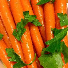 A picture of Steamed Carrots.
