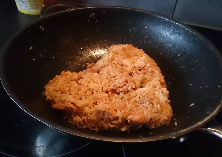 Easiest Way to Make Kickin Teriyaki Chicken and Rice in 18 Minutes at Home