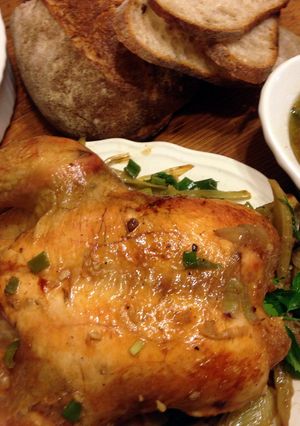 A picture of Roast Chicken with Fennel.