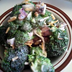 A picture of Ruby Tuesdays Broccoli salad.