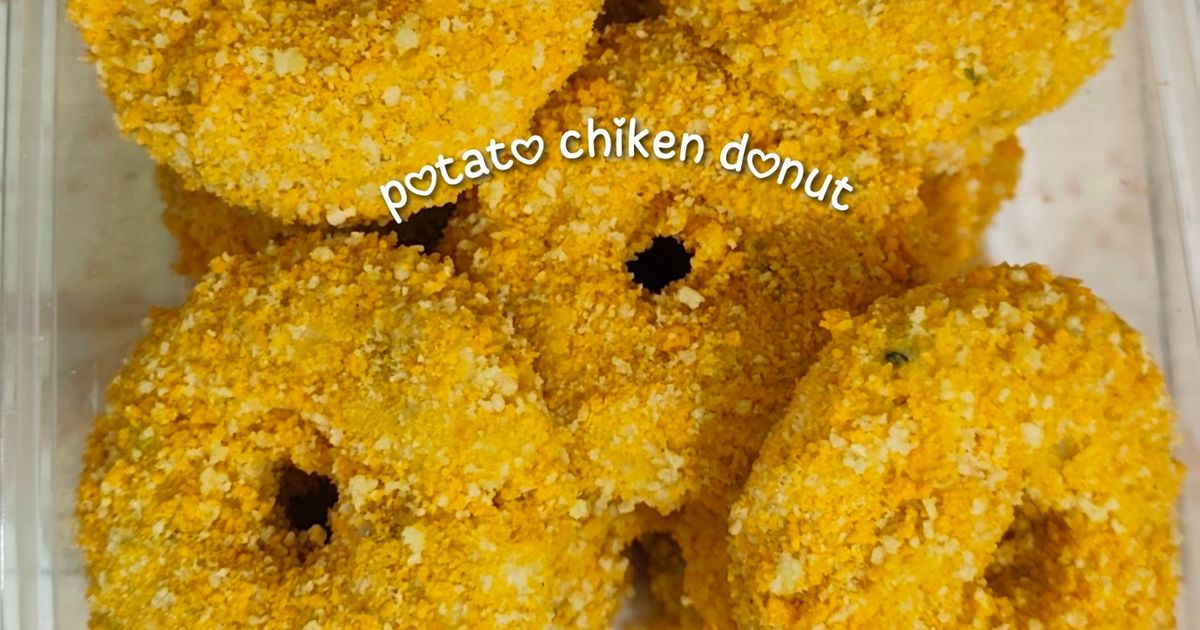 Potato chiken donut