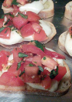 A picture of Bruschetta.
