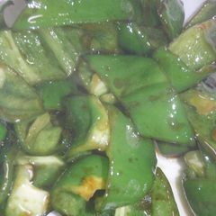 A picture of Green Pepper and Oyster Sauce Stir-fry.