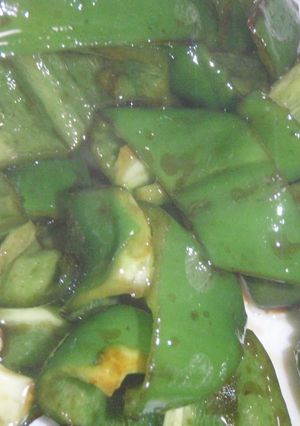 A picture of Green Pepper and Oyster Sauce Stir-fry.