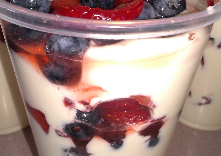 Step-by-Step Guide to Make Quick Livetorides &#34; Spring-Time Berry Parfaits &#34;