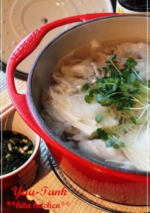 A picture of Refreshing Yuki Nabe (Hot Pot) With Pork Belly and Tofu.
