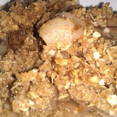 A picture of Apple Crisp - with Oatmeal Topping.