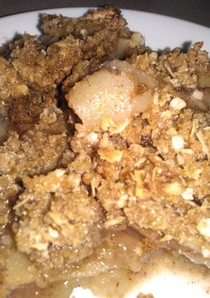 A picture of Apple Crisp - with Oatmeal Topping.