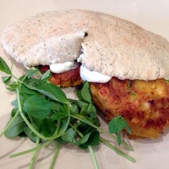 A picture of Feta Cheese Felafel.