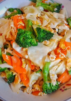 Foto resep Capcay orak arik telur simple
