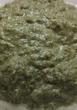 A picture of Weightloss green chutney.