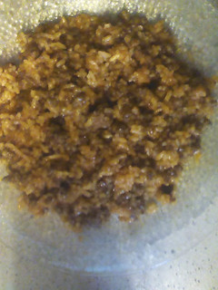 A picture of Candied Hamburger and Rice.